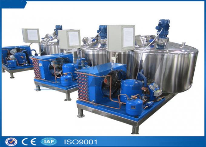 carri armati di miscelazione dell'attrezzatura di raffreddamento del latte di 1000L 10000L/acciaio inossidabile con il motore ABB Siemens