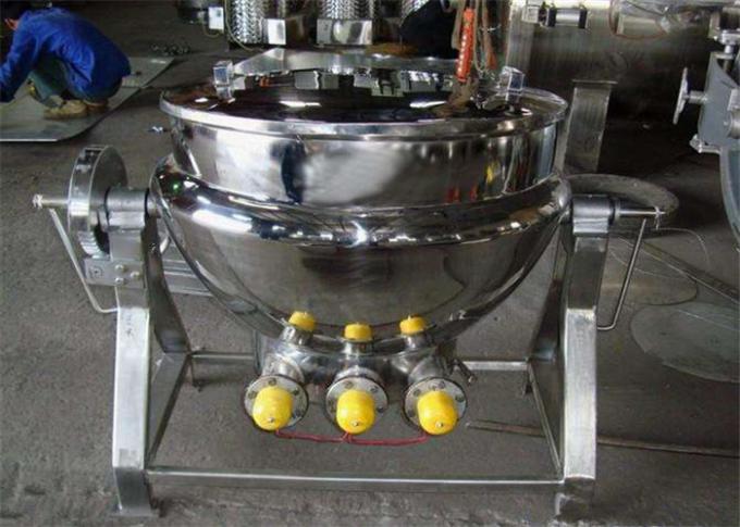 Bollitore rivestito del vapore industriale/bollitore dell'inceppamento per la fabbricazione della pasta dell'inceppamento della salsa
